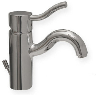 tall bathroom faucets for vessel sinks Whitehaus Faucet Brushed Nickel