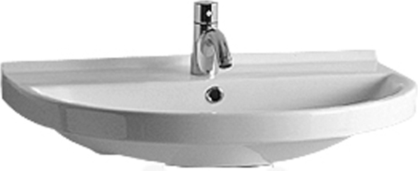 narrow rectangular sink Whitehaus Sink White