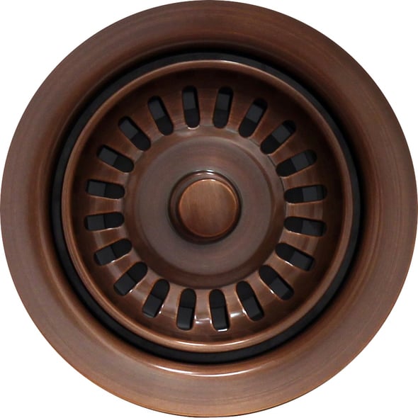 sink drain with stopper Whitehaus Disposer Trim Sink Drains and Strainers Antique Copper