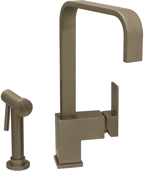 Whitehaus Faucet Kitchen Faucets Brushed Nickel
