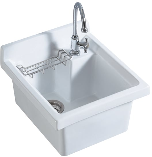 black single basin kitchen sink Whitehaus Sink White