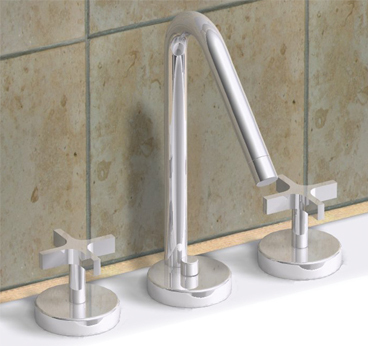 wash basin single tap Whitehaus Faucet Brushed Nickel - PVD