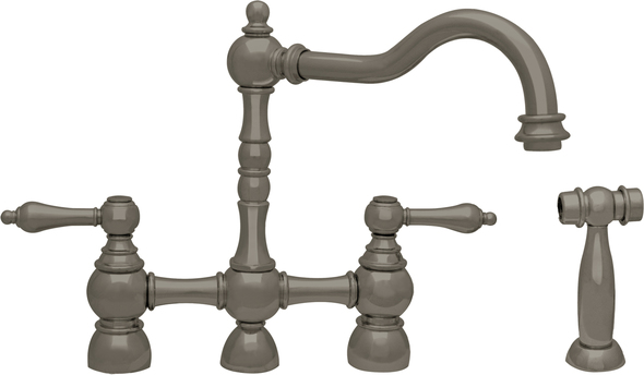 brushed nickel kitchen faucet with pull down sprayer Whitehaus Faucet Kitchen Faucets Brushed Nickel