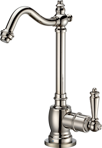 kitchen tap water filter Whitehaus Faucet Polished Nickel