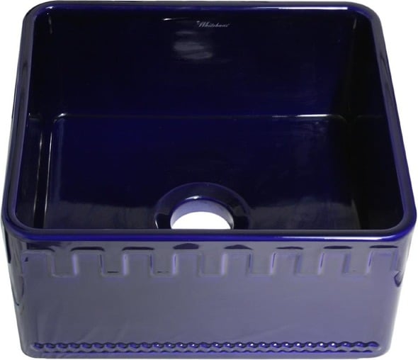 30 single basin kitchen sink Whitehaus Sink Sapphire Blue