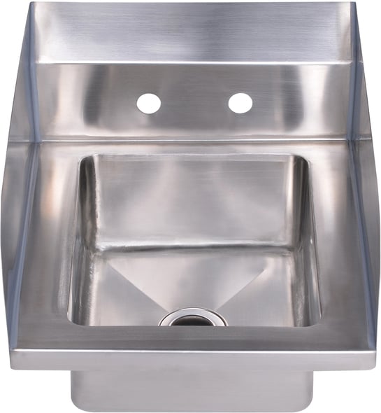 single bowl single drainer sink Whitehaus Sink Brushed Stainless Steel