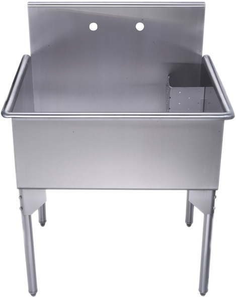 stainless steel laundry tub sink Whitehaus Sink Brushed Stainless Steel