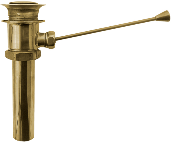 sink no overflow hole Whitehaus Drain Polished Brass