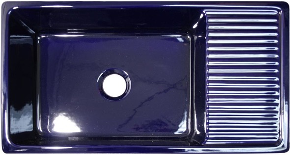 composite single sink Whitehaus Sink Sapphire Blue