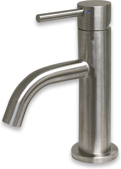 modern free standing vanity Whitehaus Faucet Brushed Stainless Steel