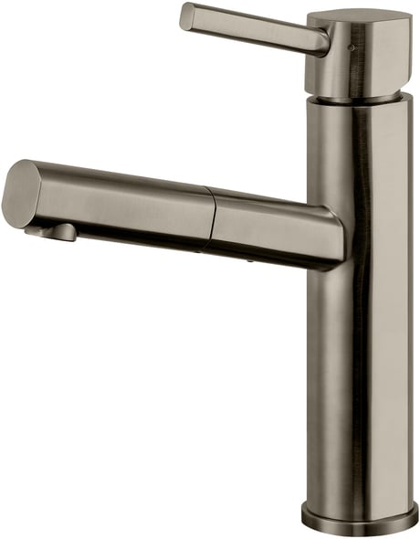 pull down kitchen sprayer Whitehaus Faucet Brushed Stainless Steel
