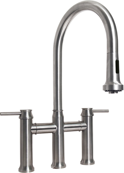 cheap stainless steel kitchen sink Whitehaus Faucet Brushed Stainless Steel