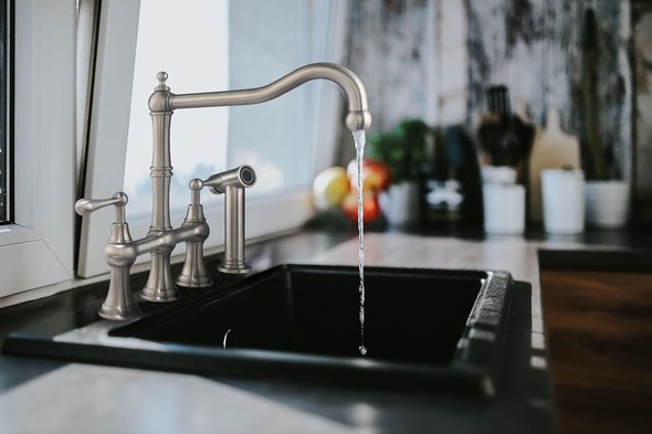 spring pull down kitchen faucet Whitehaus Faucet Brushed Stainless Steel