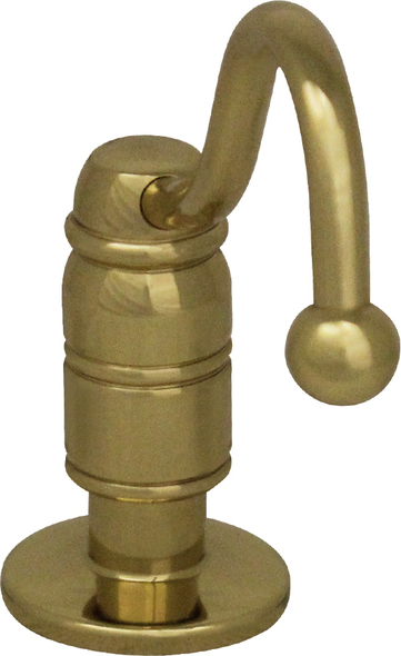 kitchen soap bottle Whitehaus Soap Dispenser Polished Brass 