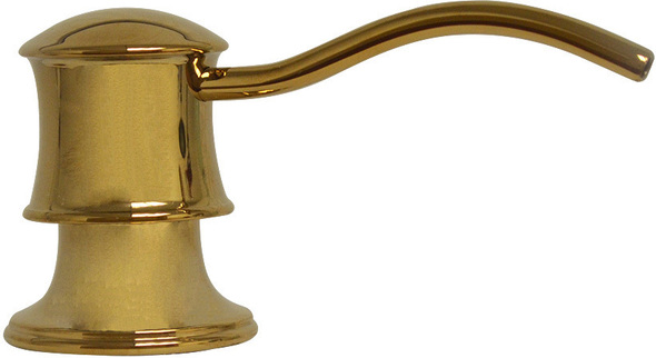 cheap glass soap dispenser Whitehaus Soap Dispenser Polished Brass