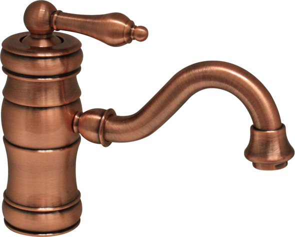polished nickel lavatory faucet Whitehaus Faucet Bathroom Faucets Antique Copper