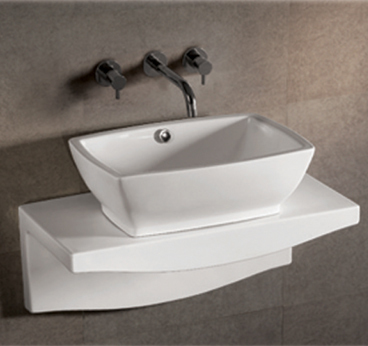 bathroom vanity top with sink Whitehaus Sink  White