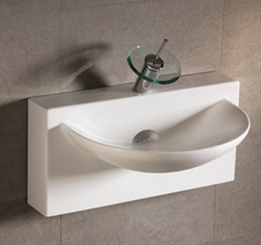 wall faucet for vessel sink Whitehaus Sink  White 