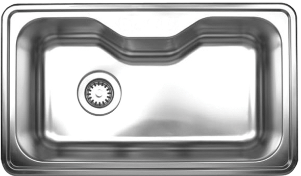 best single kitchen sink Whitehaus Sink Brushed Stainless Steel
