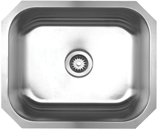 basin in kitchen sink Whitehaus Sink Brushed Stainless Steel