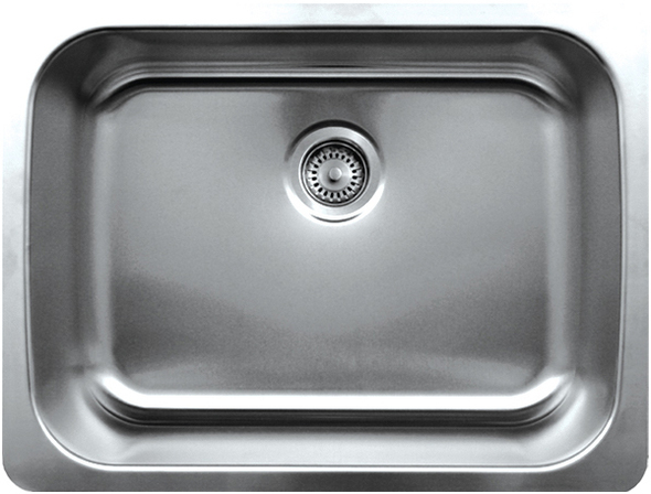 single basin drop in stainless steel kitchen sink Whitehaus Sink Brushed Stainless Steel