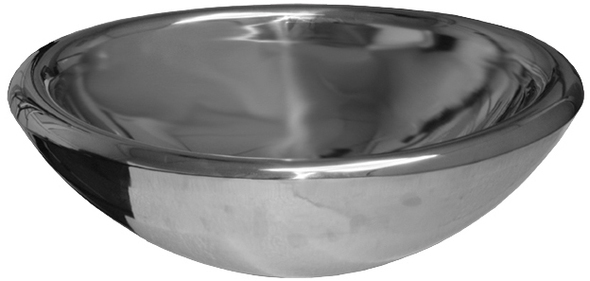 gray basin Whitehaus Sink Mirrored Stainless Steel