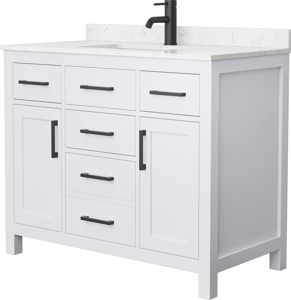 pre made bathroom cabinets Wyndham Vanity Set White Modern