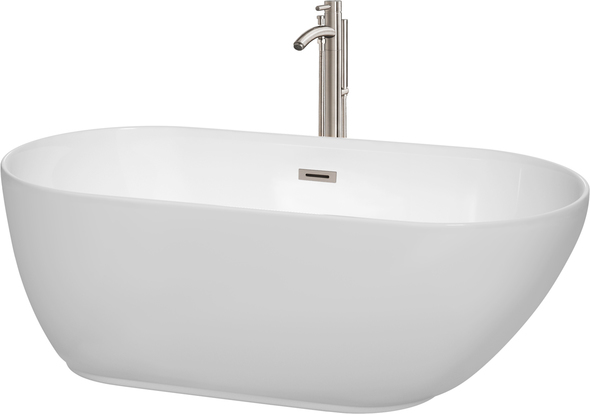 best bathtub brands Wyndham Freestanding Bathtub White