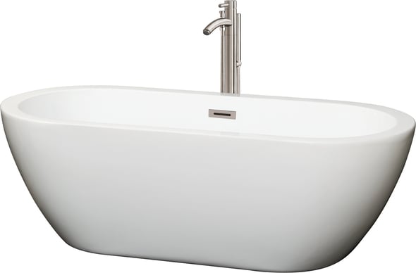 shower tub and surround Wyndham Freestanding Bathtub Soaking Bath Tubs White