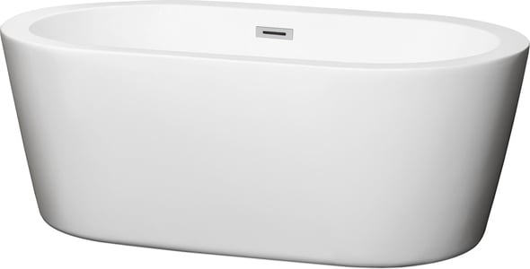63 tub Wyndham Freestanding Bathtub White