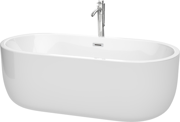 best jetted tub Wyndham Freestanding Bathtub White