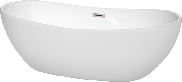 freestanding jetted tub for two Wyndham Freestanding Bathtub Free Standing Bath Tubs White