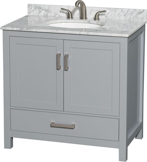 good quality bathroom vanities Wyndham Vanity Set Gray Modern