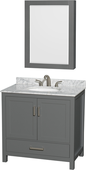 60 bathroom vanities with tops Wyndham Vanity Set Dark Gray Modern