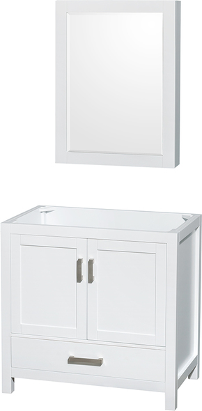 quality bathroom vanities Wyndham Vanity Cabinet White Modern