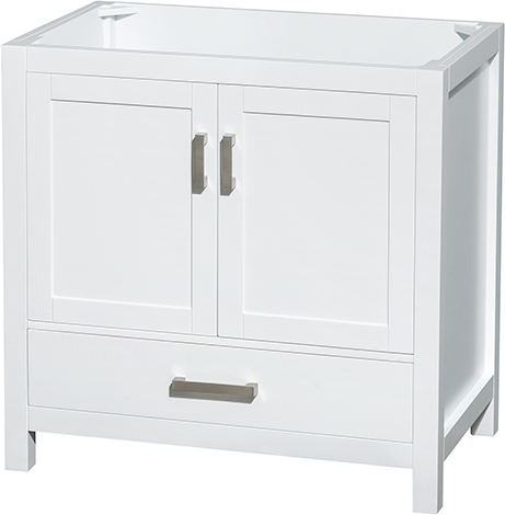 small bathroom sinks and vanities Wyndham Vanity Cabinet White Modern