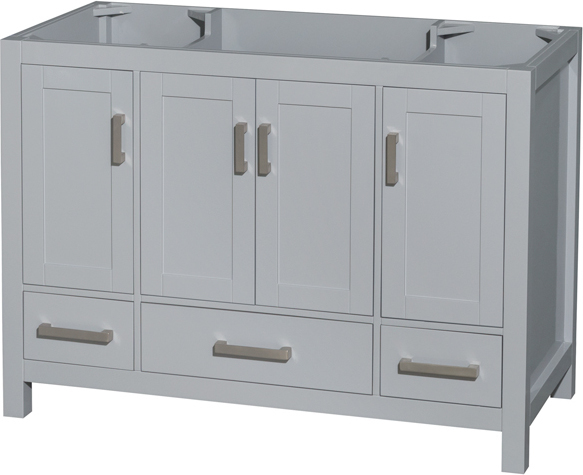wooden vanity unit with basin Wyndham Vanity Cabinet Gray Modern