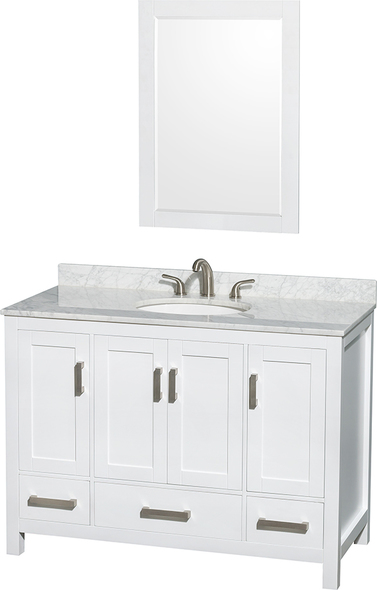 small vanities for small bathrooms Wyndham Vanity Set White Modern
