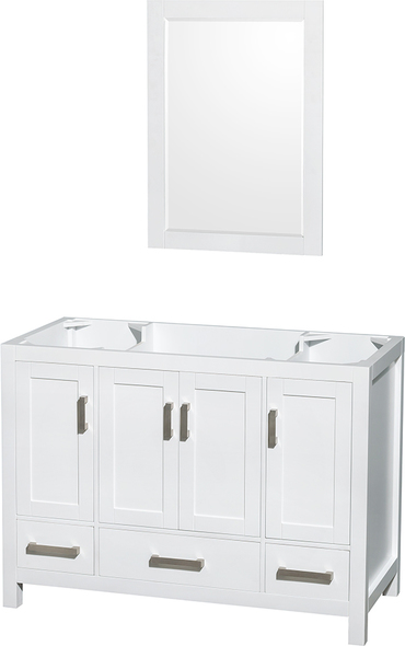 single bathroom cabinets Wyndham Vanity Cabinet White Modern