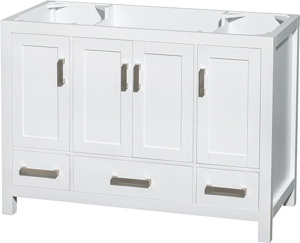small sink and cabinet Wyndham Vanity Cabinet White Modern