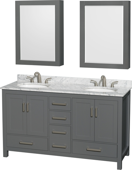 bathroom counter top ideas Wyndham Vanity Set Dark Gray Modern