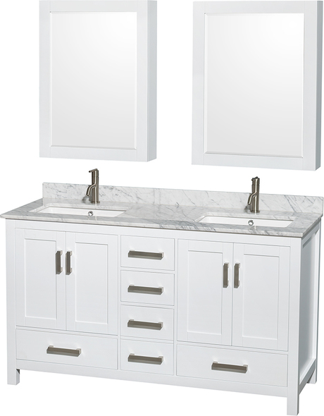 bathroom vanity basin Wyndham Vanity Set White Modern