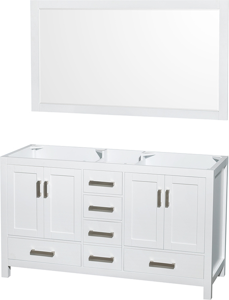 prefab vanity countertops Wyndham Vanity Cabinet White Modern