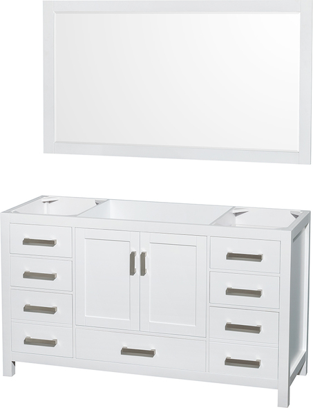 30 in bathroom vanity set Wyndham Vanity Cabinet White Modern