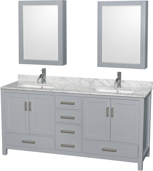 oversized bathroom vanity Wyndham Vanity Set Gray Modern