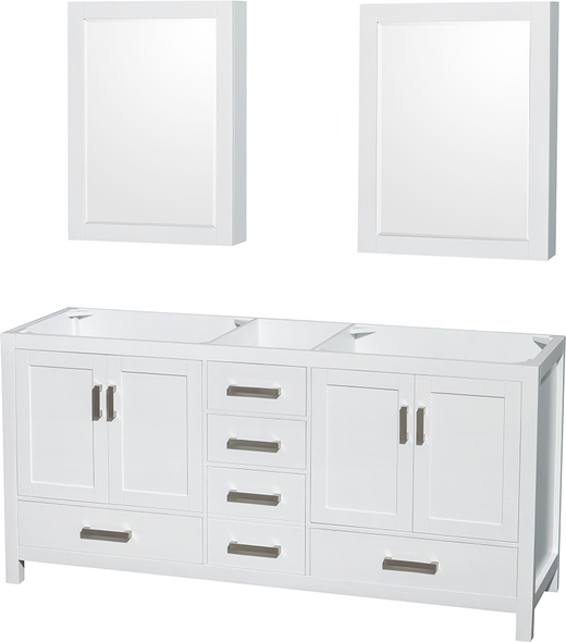 bathroom countertop replacement Wyndham Vanity Cabinet White Modern