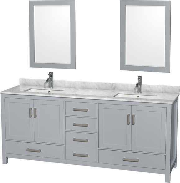used bathroom vanity units Wyndham Vanity Set Gray Modern