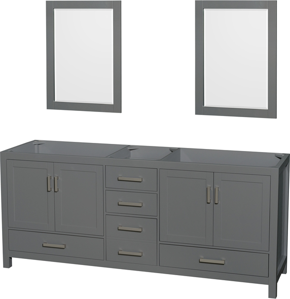 home hardware vanities with tops Wyndham Vanity Cabinet Dark Gray Modern