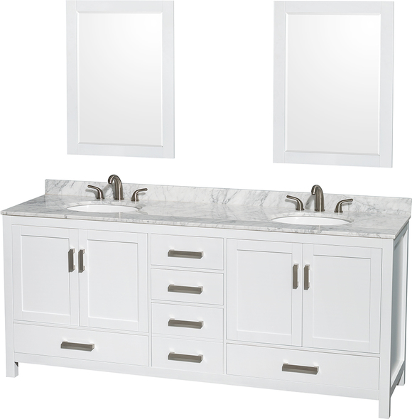 small bathroom cabinet ideas Wyndham Vanity Set White Modern