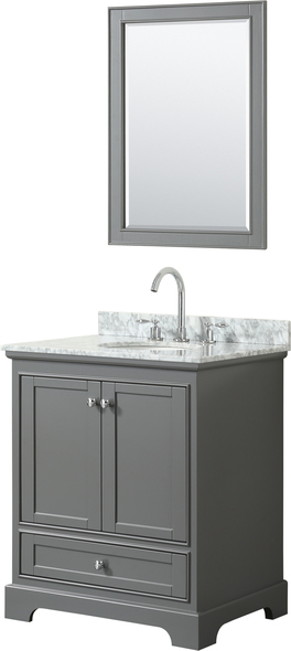 long vanity with one sink Wyndham Vanity Set Dark Gray Modern